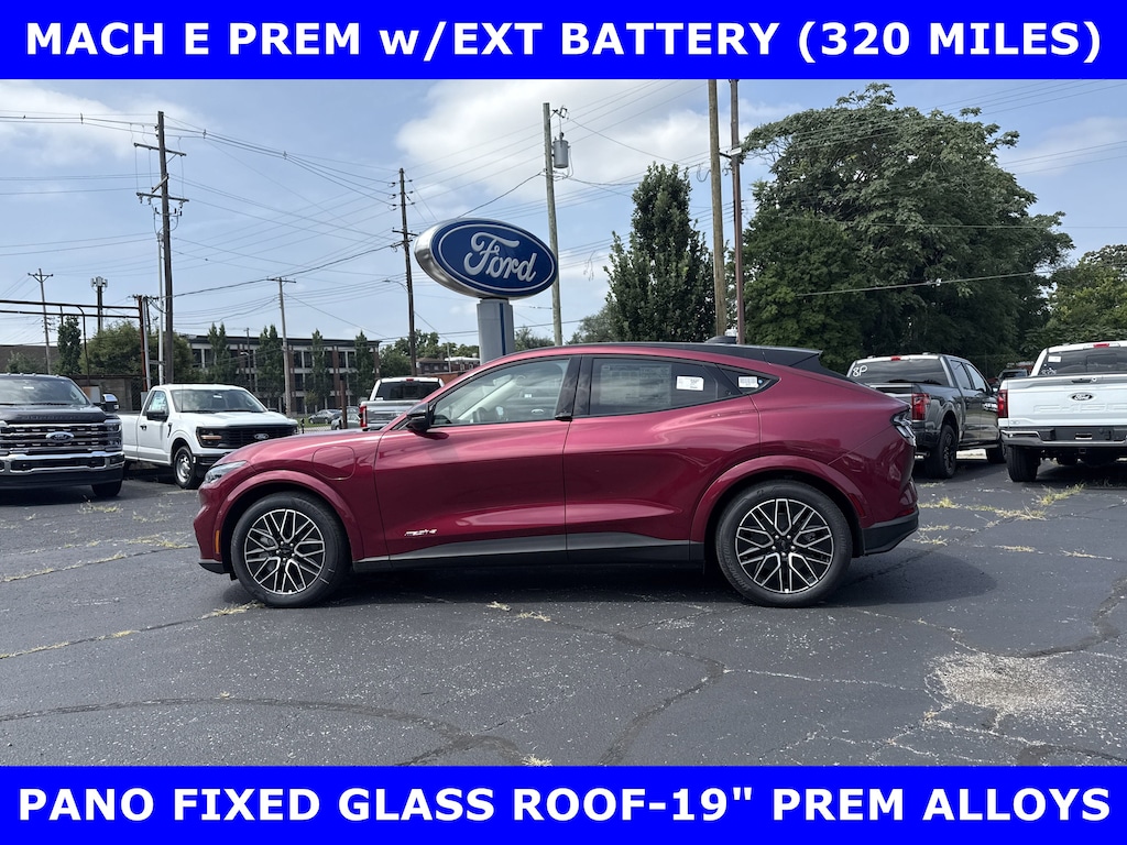 New 2025 Ford Mustang Mach-E Premium w/Ext Range Battery-Pano Roof Sport Utility