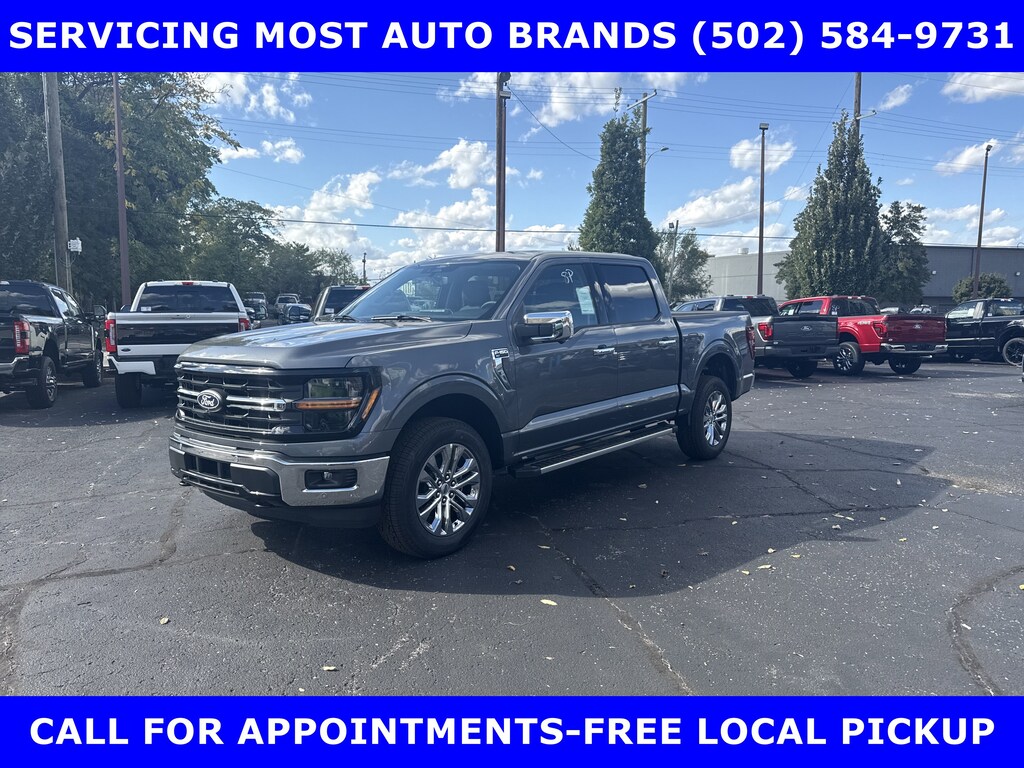 New 2025 Ford F-150 XLT PREM 4x4 3.5L TURBO (400hp) TOW-20in ALLOYS Crew Cab Pickup