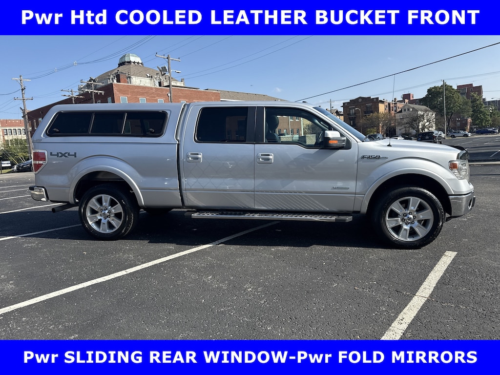 Used 2013 Ford F-150 LARIAT 4x4 3.5L TURBO w/MOON-TOW Truck SuperCrew Cab