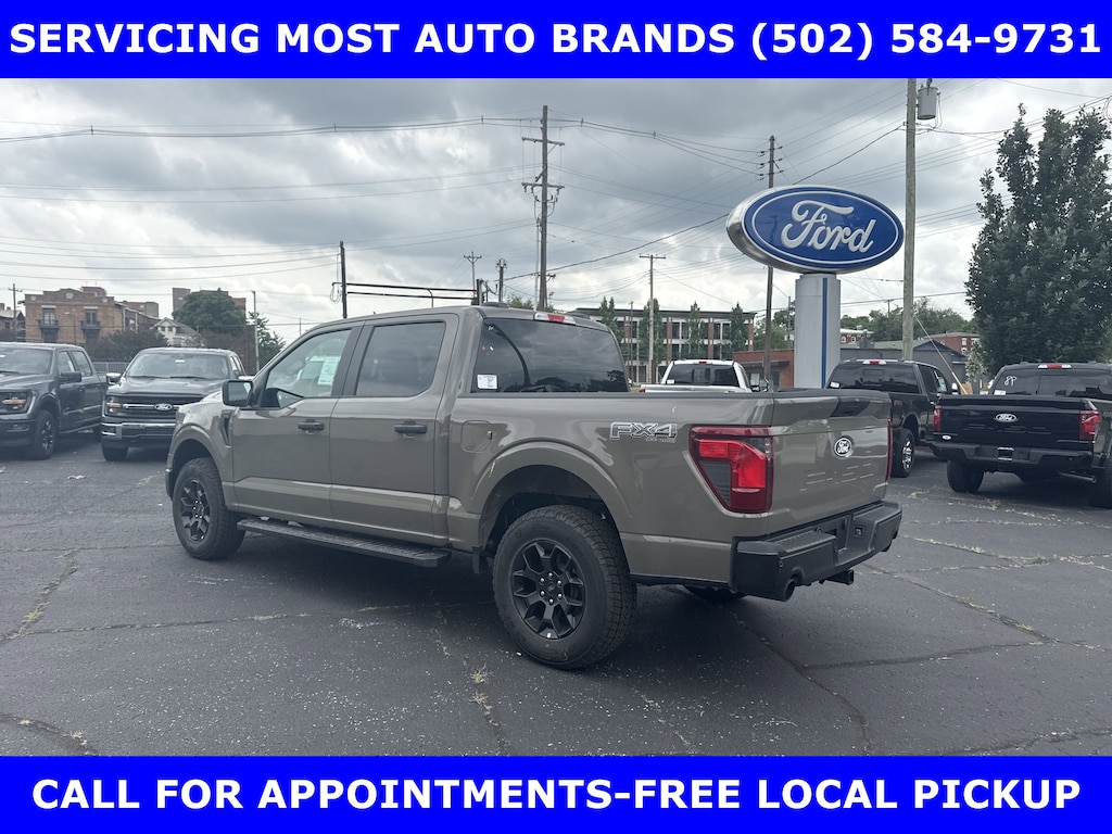 New 2025 Ford F-150 STX FX4 4X4 V6 Turbo w/Off Road Pkg Crew Cab Pickup