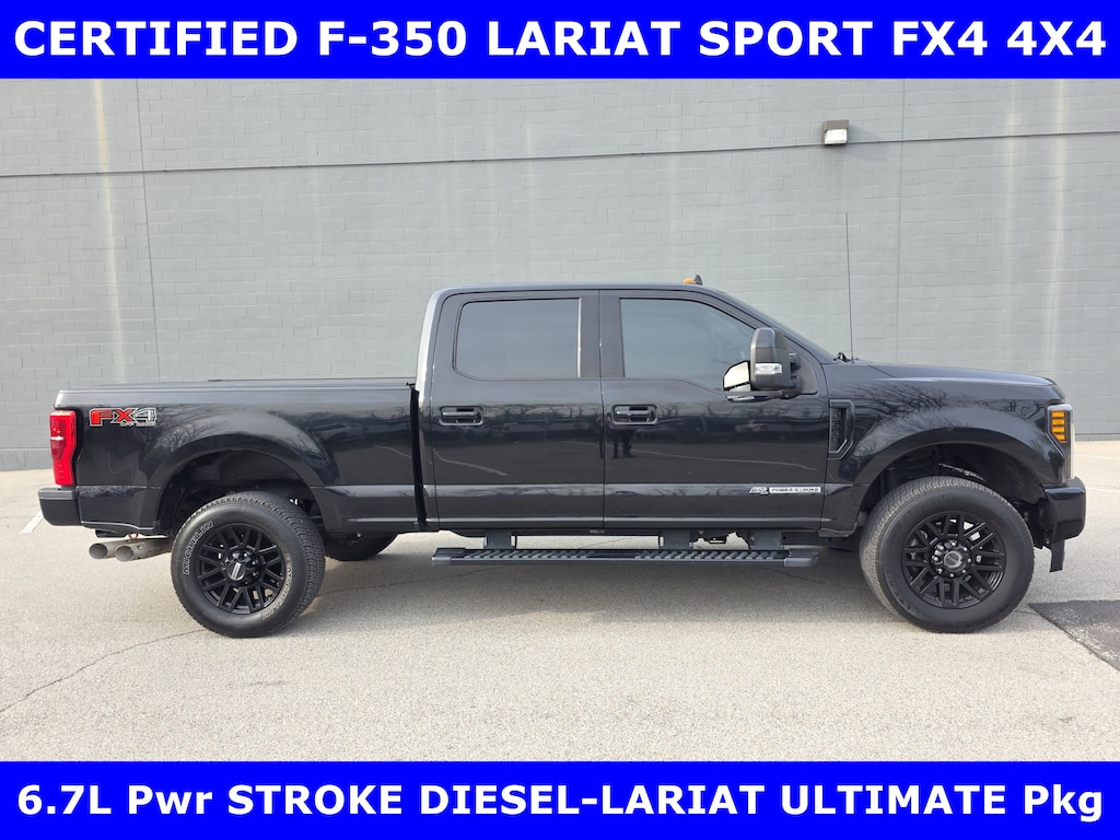 Certified 2019 Ford F-350 CERTIFIED-FX4 LARIAT SPORT w/ULTIMATE Pkg Truck Crew Cab
