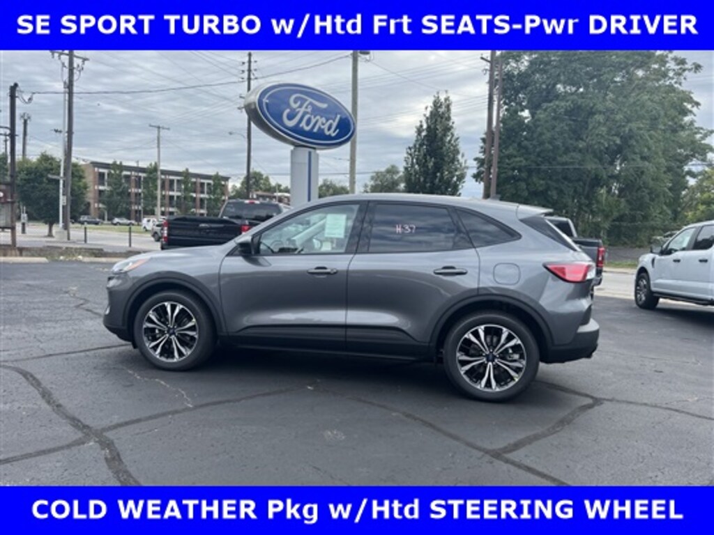 New 2022 Ford Escape SPORT SE TURBO w/19in ALLOYS-Htd Pwr SEAT Sport Utility