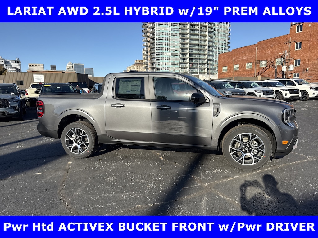 New 2025 Ford Maverick Lariat AWD 2.5L Hybrid Crew Cab Pickup
