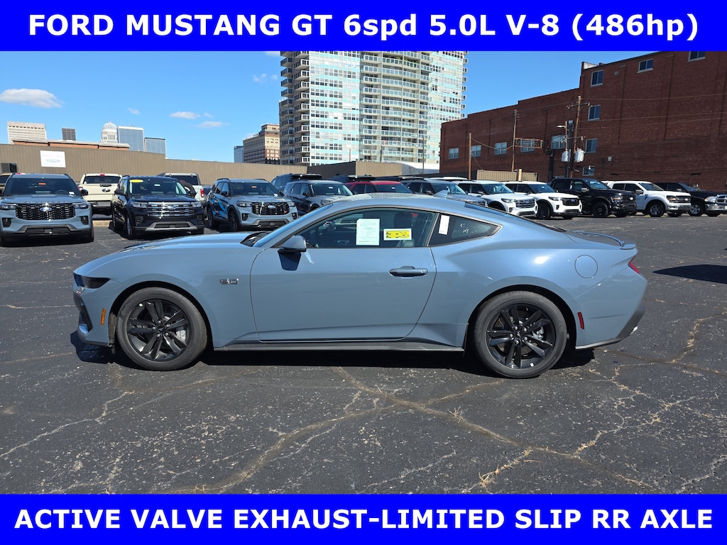 New 2025 Ford Mustang GT 5.0L V8 w/Active Valve Exhaust-301A Pkg 2dr Car