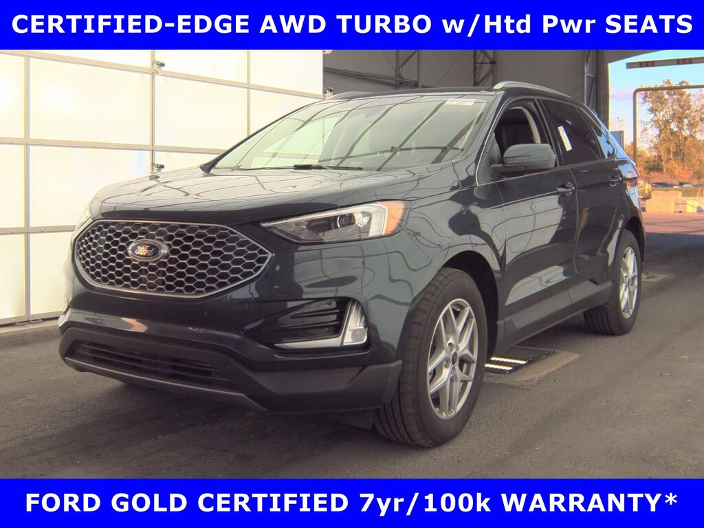 Certified 2024 Ford Edge CERTIFIED-SEL AWD TURBO w/Pwr Htd SEATS SUV