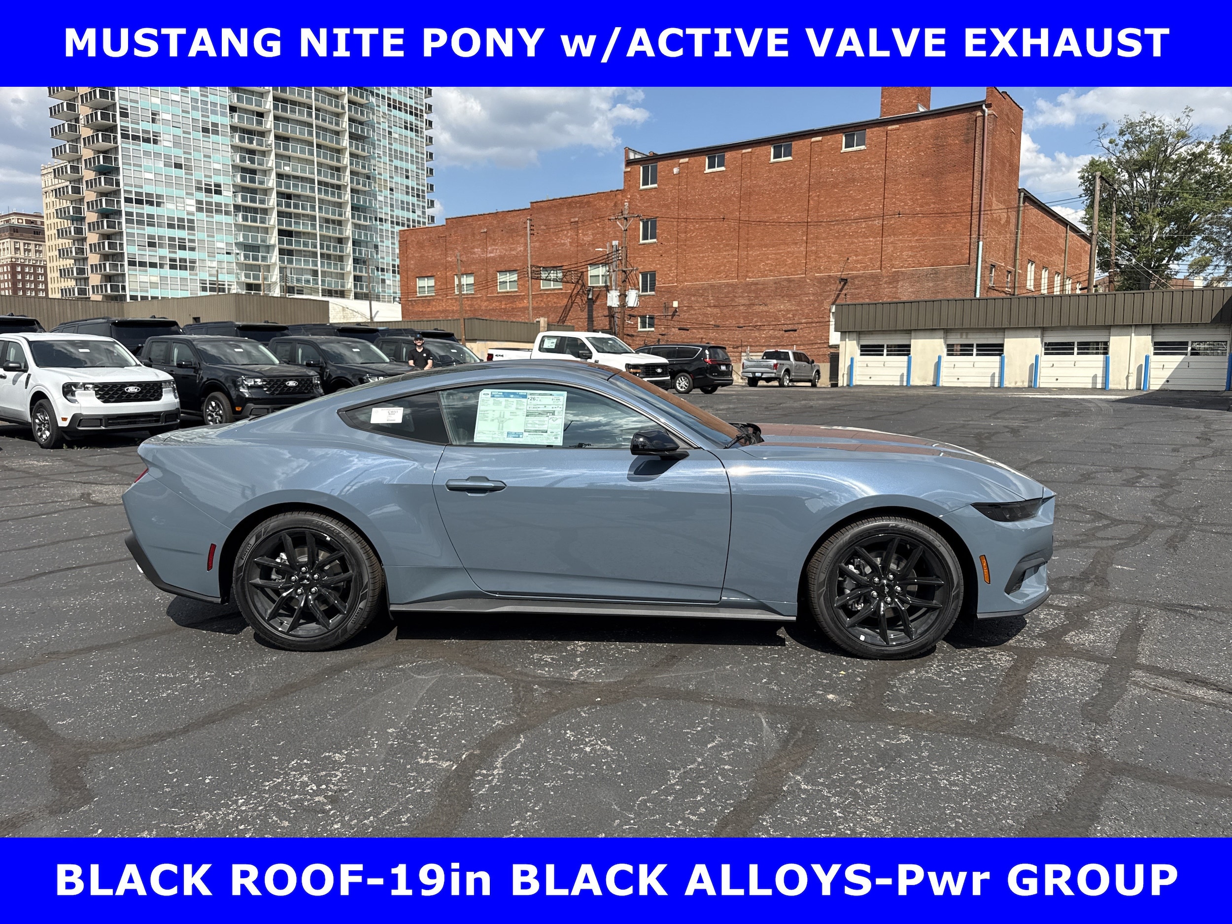 2026 Ford Mustang NITE PONY EDITION w/ACTIVE VALVE EXHAUST 2dr Car