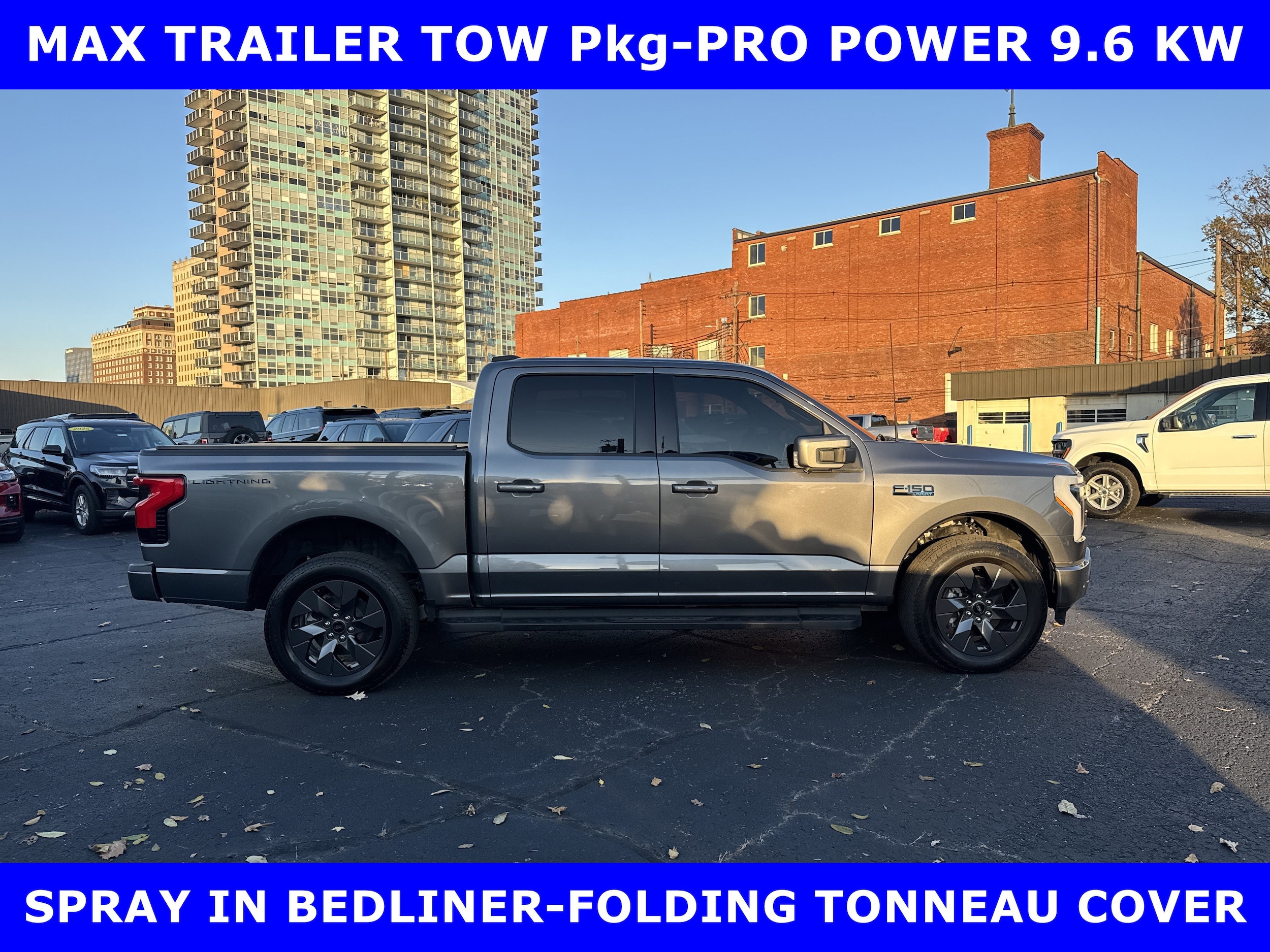 Certified 2024 Ford F-150 Lightning Lariat with VIN 1FTVW5L76RWG05953 for sale in Louisville, KY