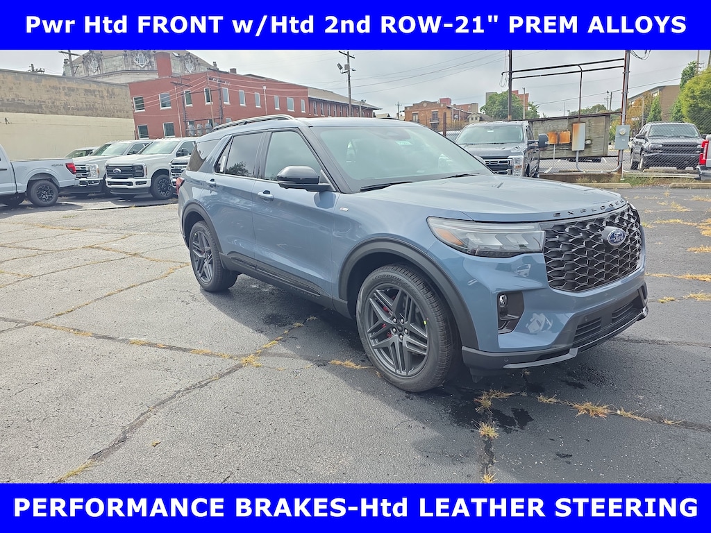 New 2025 Ford Explorer ST-Line 4WD w/Pano Roof-Prem Pkg-ST Line Street Pack Sport Utility