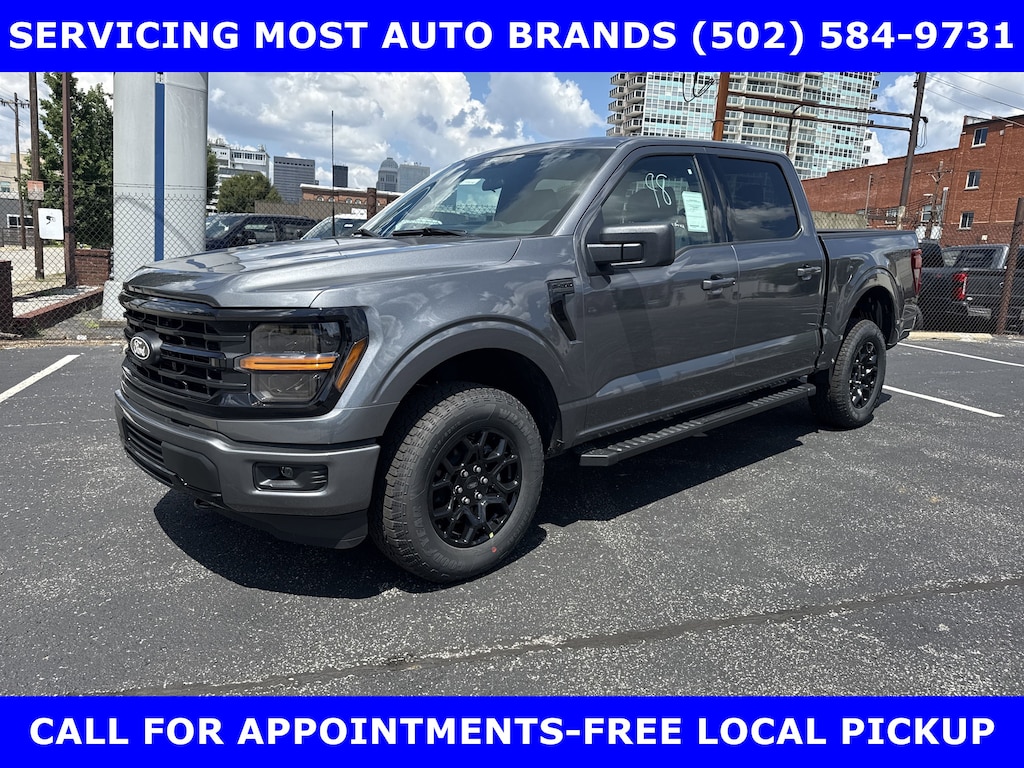 New 2025 Ford F-150 XLT FX4 4x4 5.0L V8 w/Black Appearance Pkg Crew Cab Pickup
