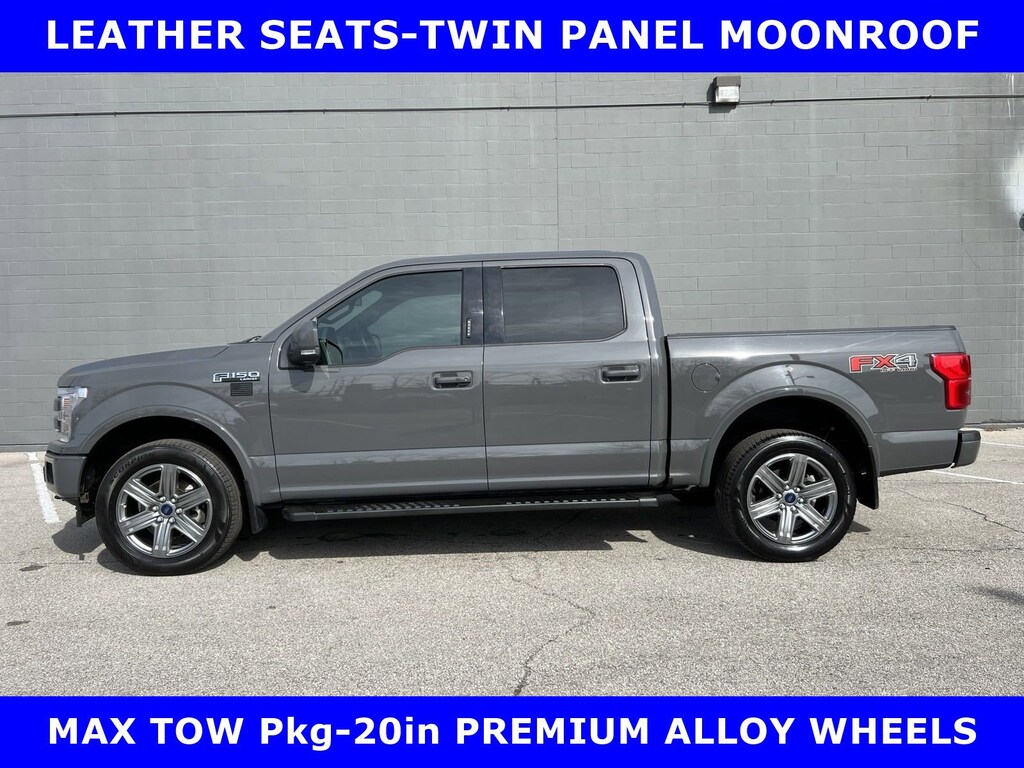 Certified 2018 Ford F-150 CERTIFIED-FX4 LARIAT SPORT 4x4 w/MOON-TOW-20in ALL Truck SuperCrew Cab