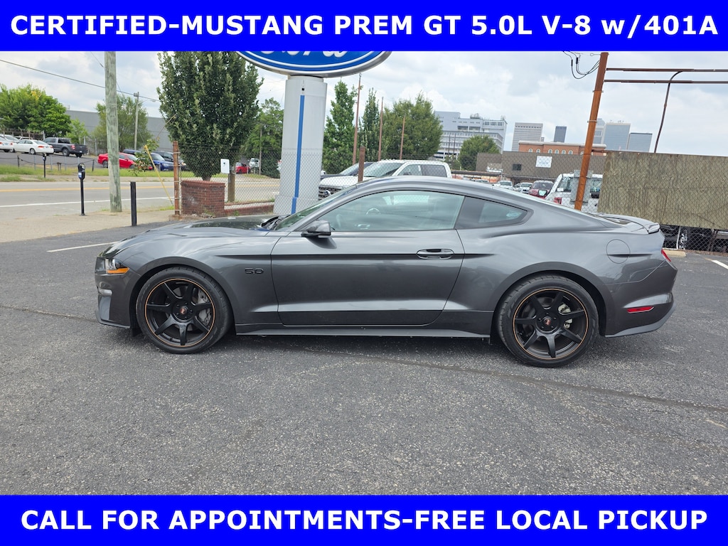 Used 2019 Ford Mustang CERTIFIED-GT PREM w/ACTIVE VALVE EXHAUST Coupe