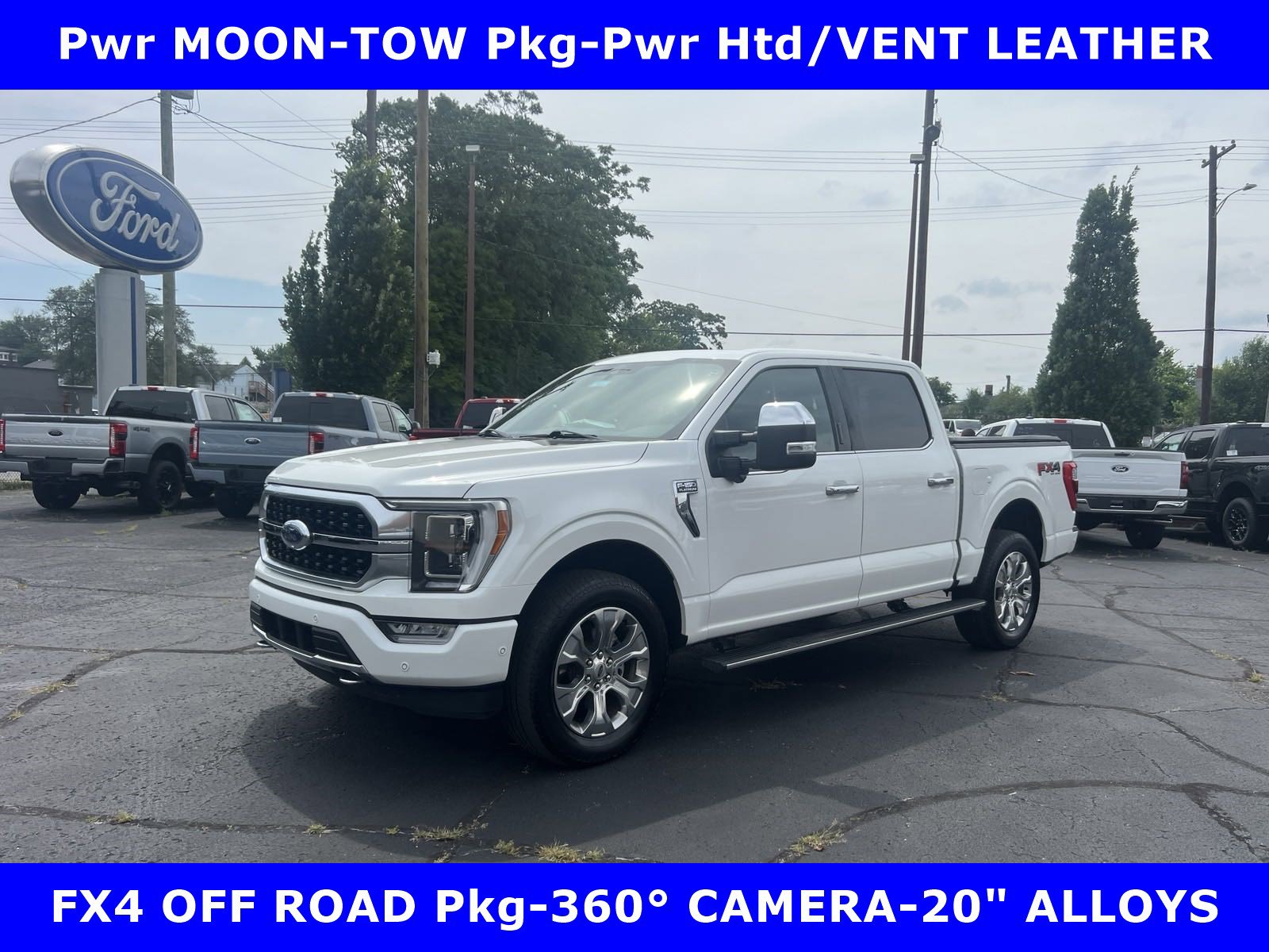 Certified 2021 Ford F-150 Platinum with VIN 1FTFW1E80MFB35902 for sale in Louisville, KY