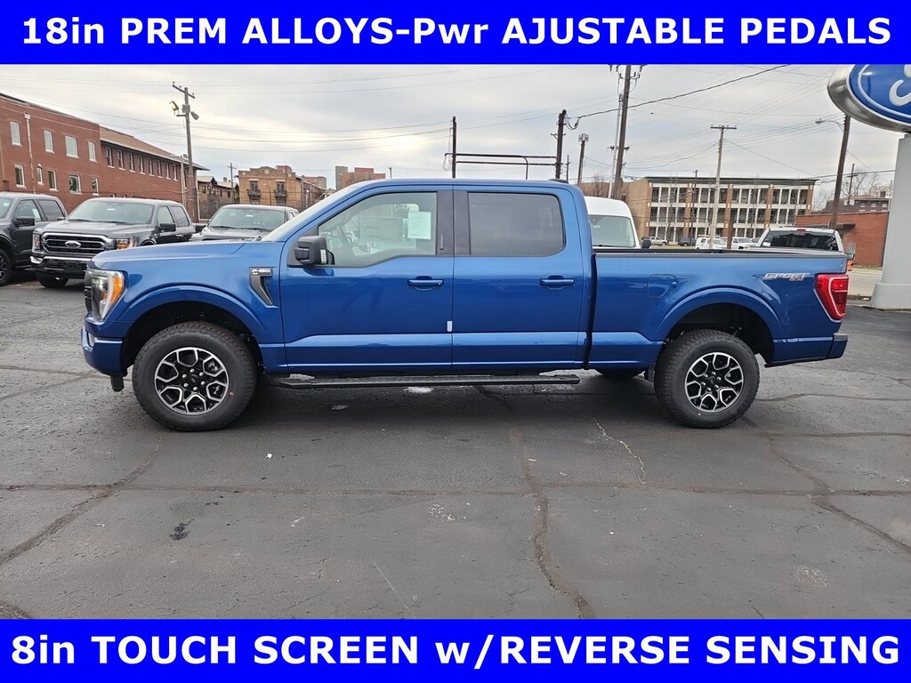 New 2023 Ford F-150 SPORT XLT 4x4 5.0L V8 157in WB w/302A Pkg-TOW Pkg Crew Cab Pickup