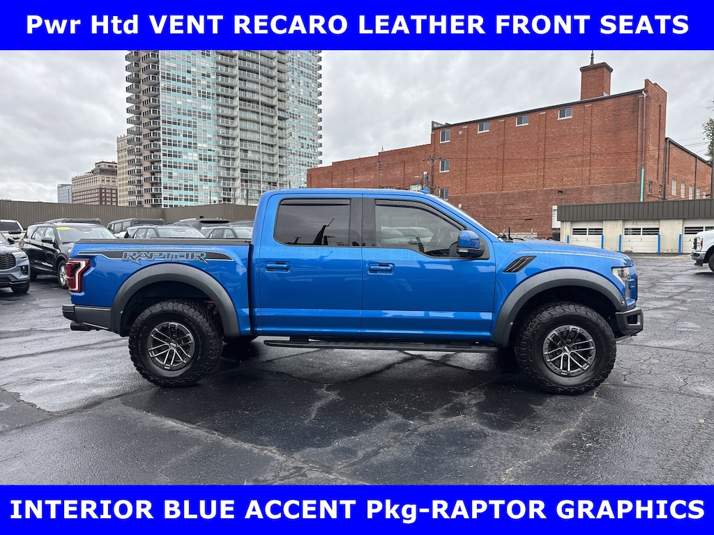 Certified 2019 Ford F-150 RAPTOR 3.5L HIGH OUTPUT (450HP) w/802A-MOON-RECARO Truck SuperCrew Cab