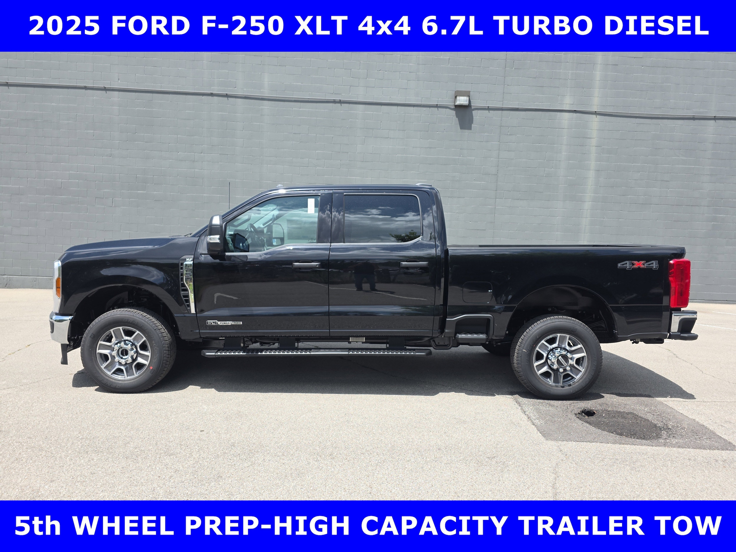 2025 Ford F-250 XLT 4x4 6.7L TURBO DIESEL w/5th WHEEL PREP Crew Cab Pickup