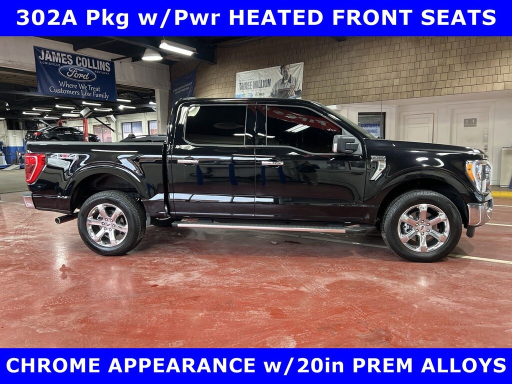 Certified 2022 Ford F-150 CERTIFIED-XLT LUX 4x4 5.0L V8 w/302A-TOW-20in ALLO Truck SuperCrew Cab