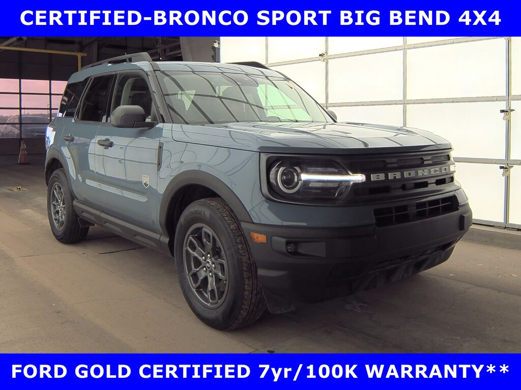 Certified 2024 Ford Bronco Sport CERTIFIED-BIG BEND 4x4 TURBO w/Pwr GROUP SUV
