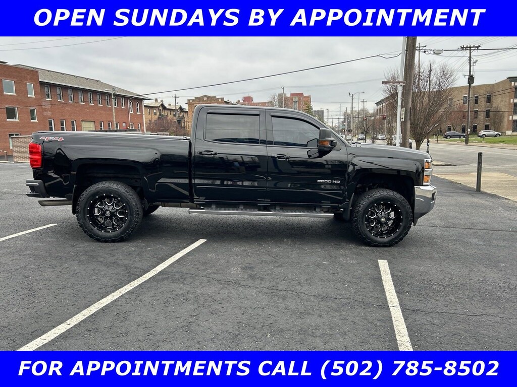 Certified 2015 Chevrolet Silverado 2500HD CERTIFIED-LT 4x4 6.0L V-8 w/TOW Pkg-Htd LEATHER-20 Truck Crew Cab