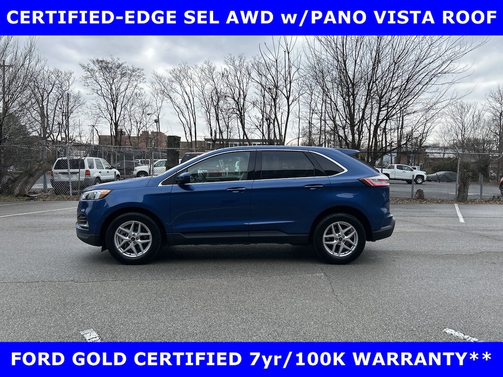 Certified 2024 Ford Edge CERTIFIED-SEL AWD TURBO w/PANO ROOF SUV