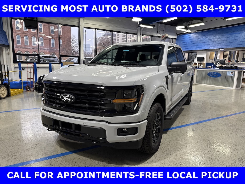 Certified 2024 Ford F-150 CERTIFIED-XLT BLACK Pkg 4x4 w/302A Pkg Truck SuperCrew Cab