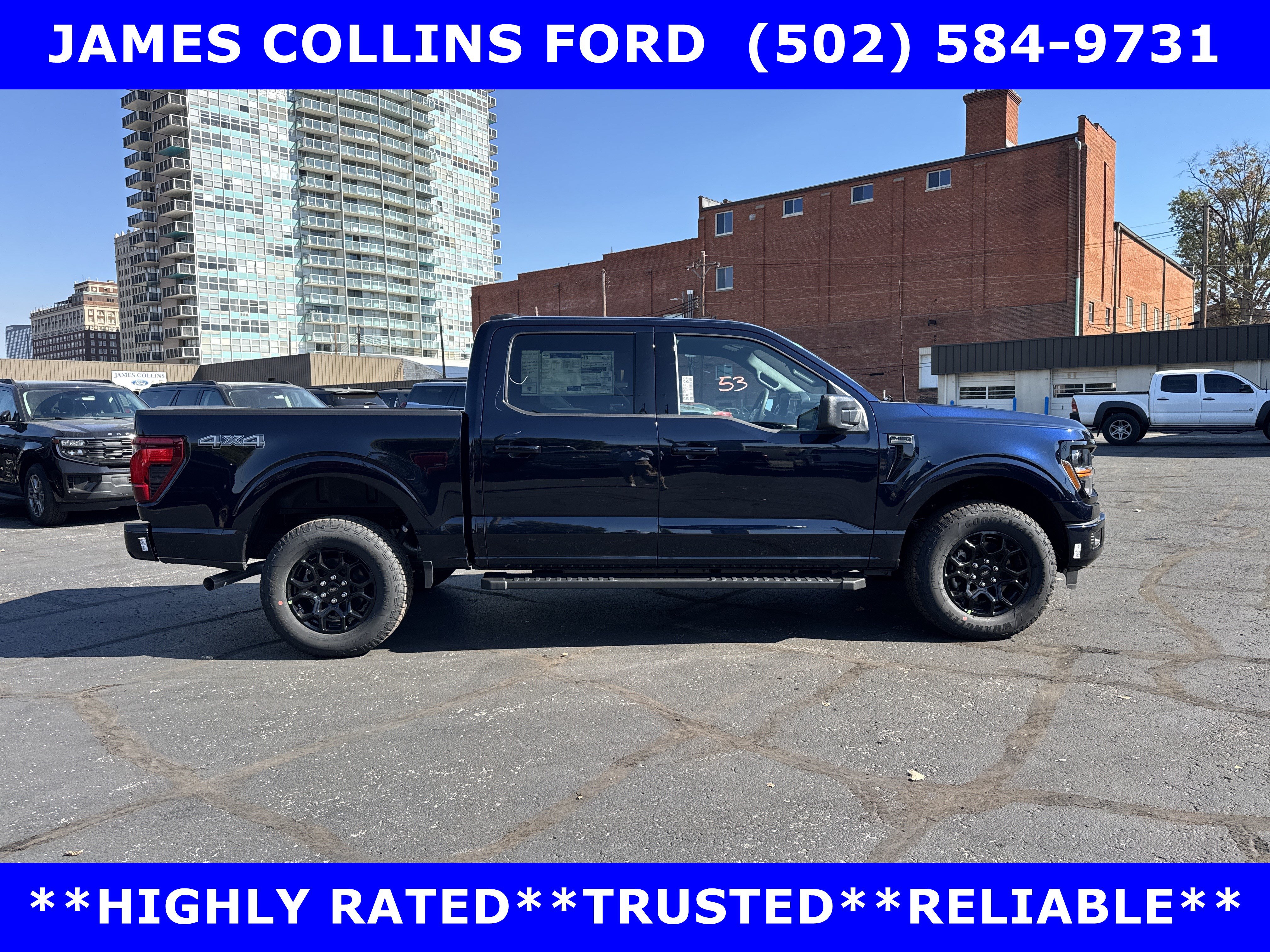 2026 Ford F-150 XLT BLACK Pkg 4x4 5.0L V8 (400hp) w/BLACK ALLOYS-SPORT CONSOLE Crew Cab Pickup