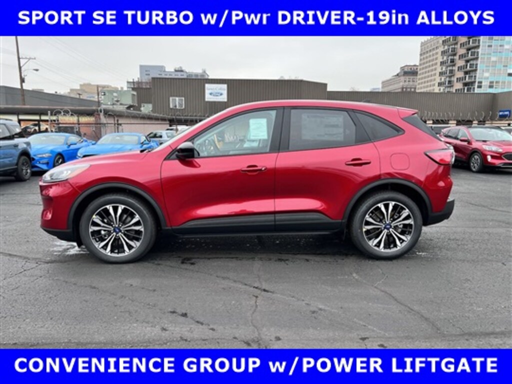 New 2022 Ford Escape SPORT SE TURBO w/19in ALLOYS-Htd Pwr SEAT Sport Utility