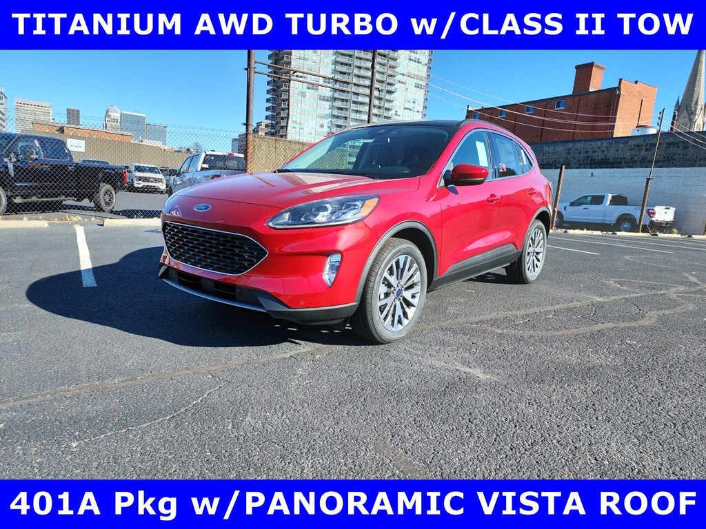 New 2022 Ford Escape TITANIUM AWD 2.0L TURBO w/MOON-TOW-NAV Sport Utility