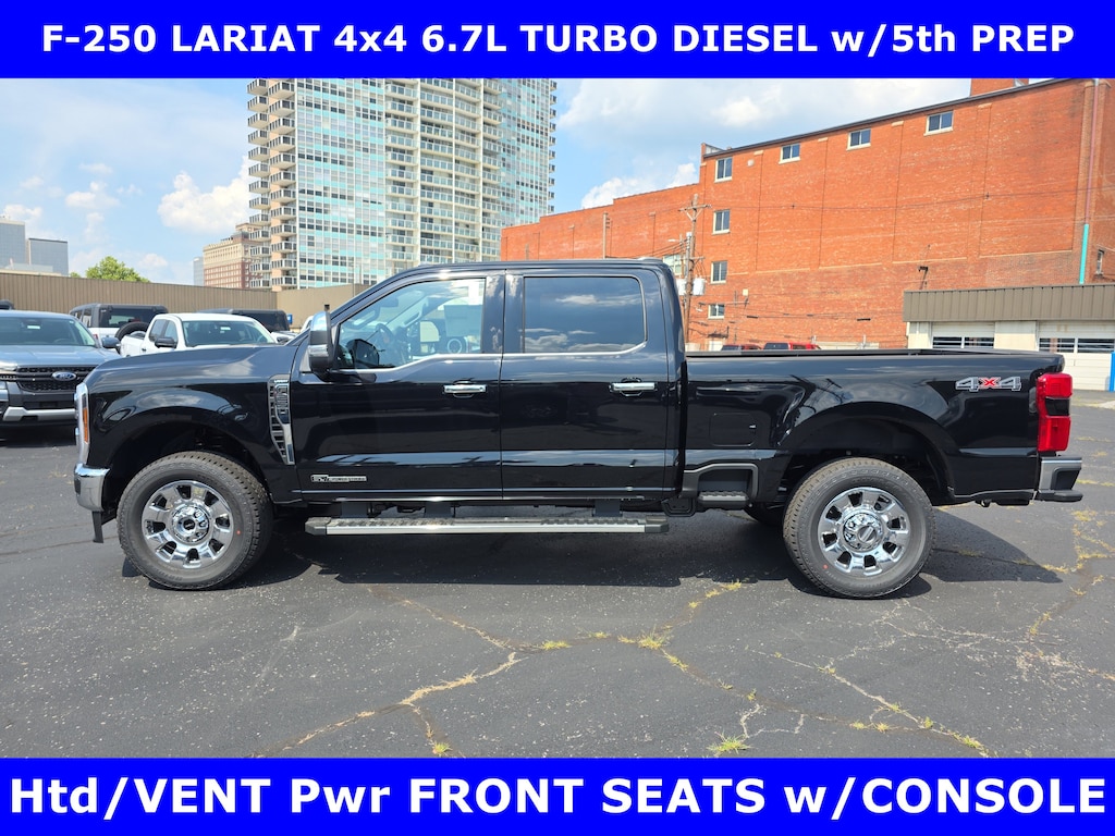 New 2025 Ford F-250 LARIAT 4x4 6.7L TURBO DIESEL w/5th WHEEL PREP Crew Cab Pickup