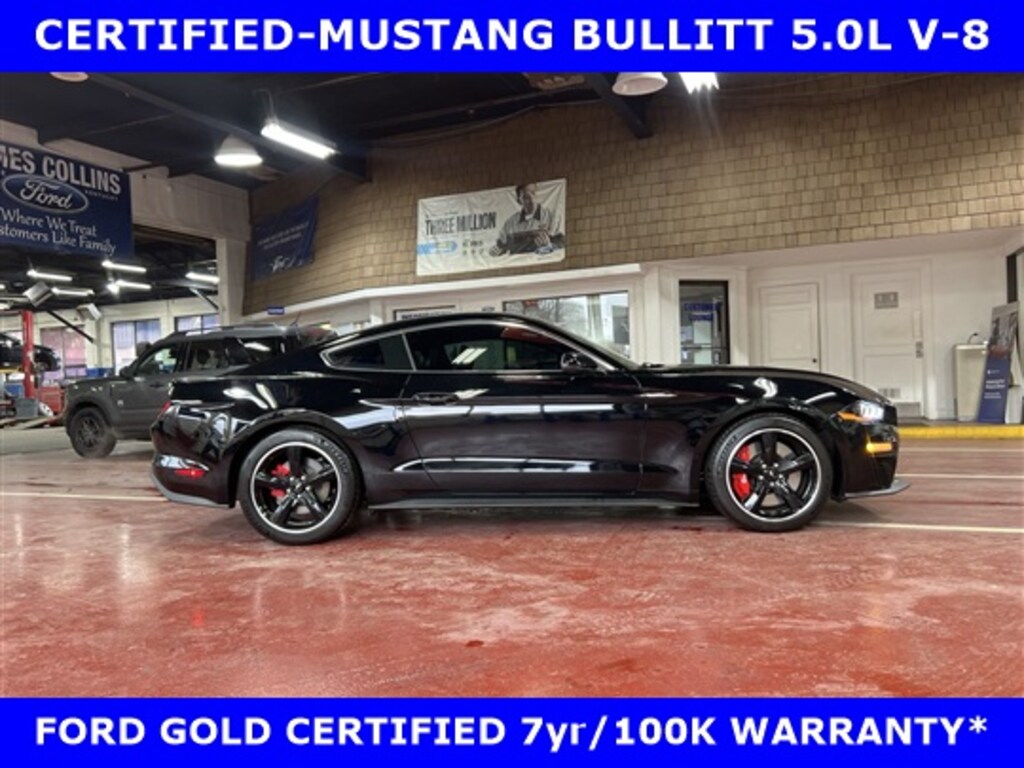Certified 2019 Ford Mustang CERTIFIED-BULLITT 5.0L V8 6spd w/ELECTRONIC-LEATHE Coupe