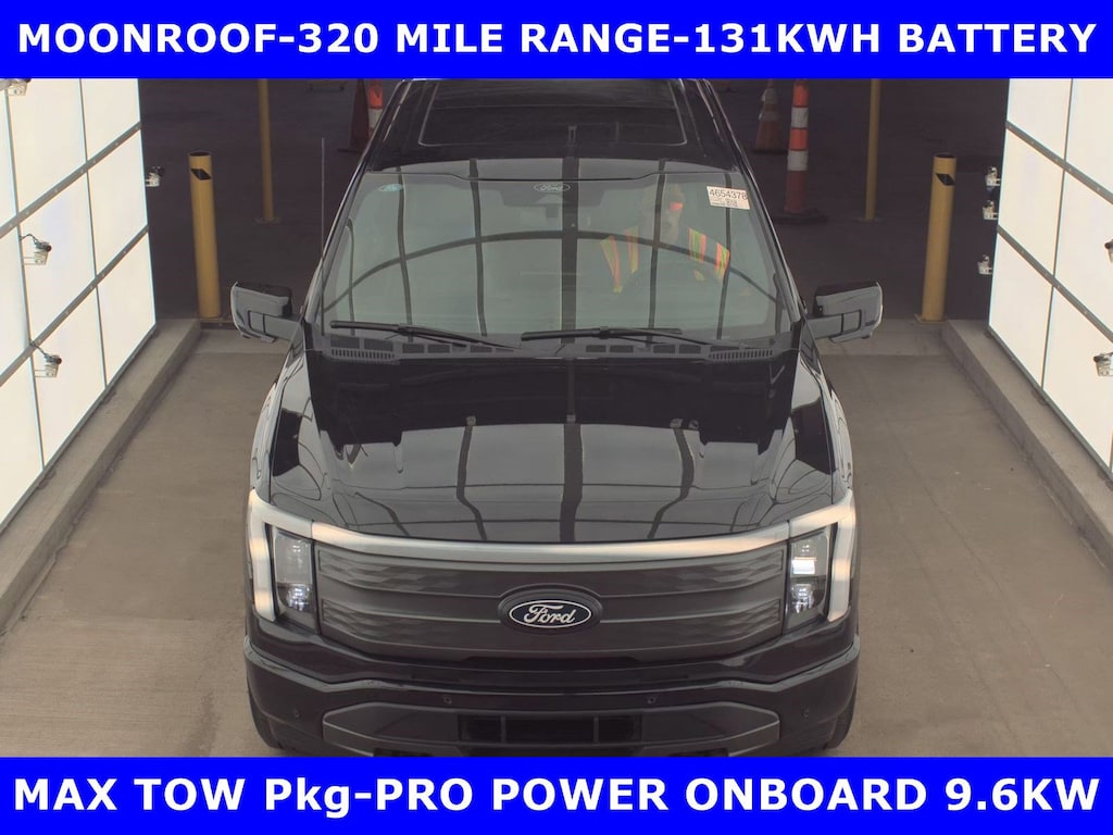 Certified 2024 Ford F-150 Lightning CERTIFIED-LARIAT 4x4 w/MOON-MAX TOW Truck SuperCrew Cab