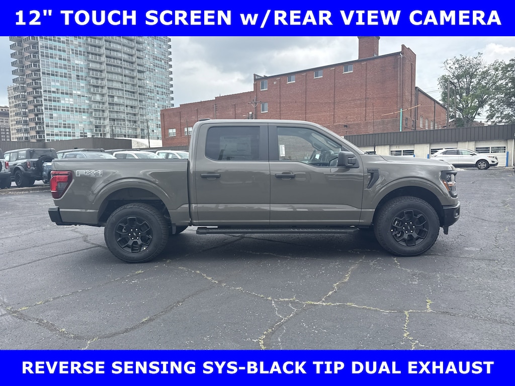 New 2025 Ford F-150 STX FX4 4X4 V6 Turbo w/Off Road Pkg Crew Cab Pickup
