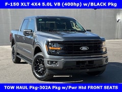 2026 Ford F-150 XLT 4X4 5.0L V8 (400hp) w/Black Pkg-Tow Haul-302A Pkg Crew Cab Pickup