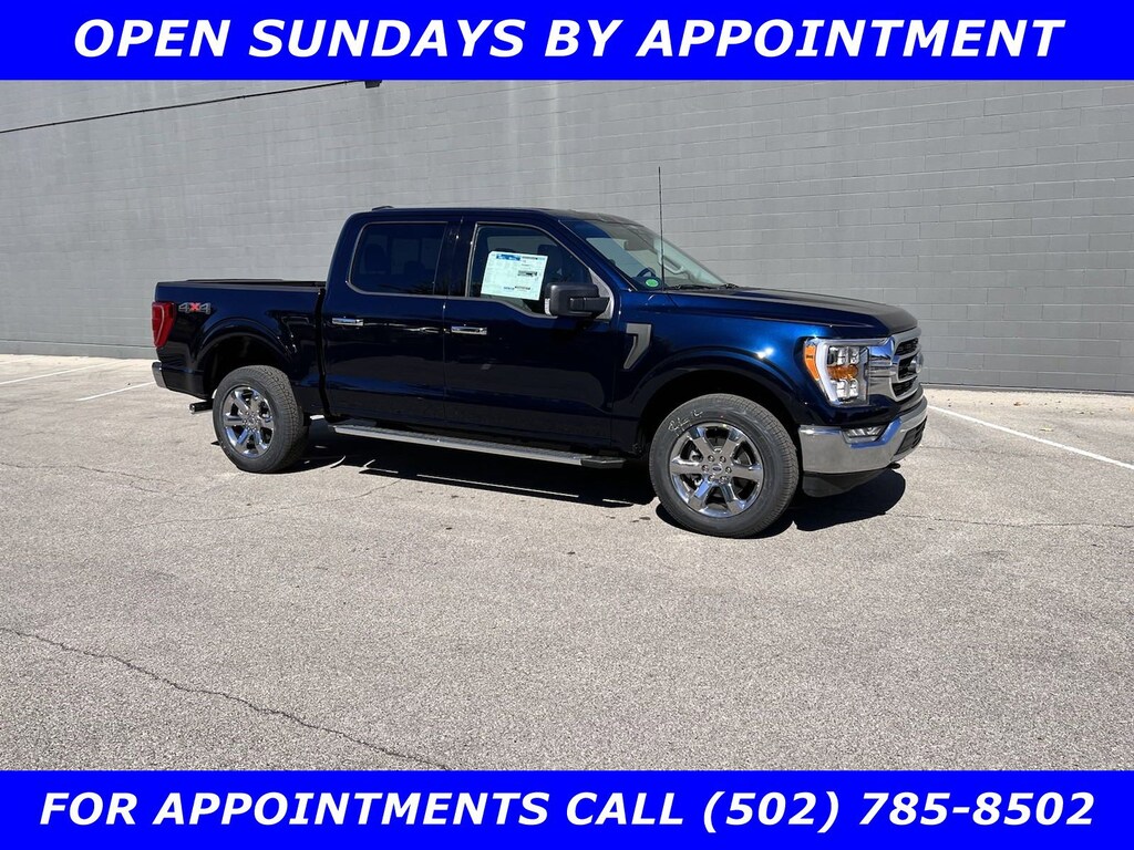New 2022 Ford F-150 XLT 4x4 5.0L V8 w/CHROME Pkg-20in ALLOYS-302A Crew Cab Pickup