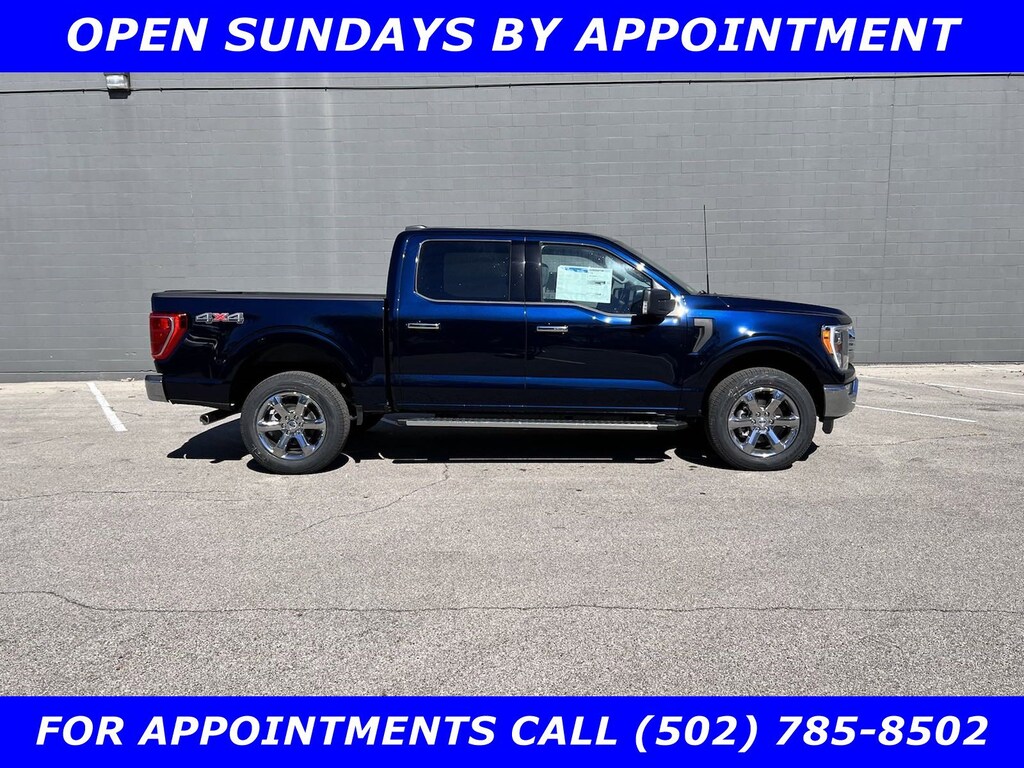 New 2022 Ford F-150 XLT 4x4 5.0L V8 w/CHROME Pkg-20in ALLOYS-302A Crew Cab Pickup