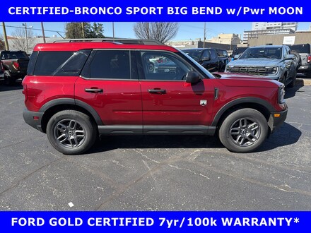 2025 Ford Bronco Sport CERTIFIED-BIG BEND 4x4 w/Pwr MOON SUV