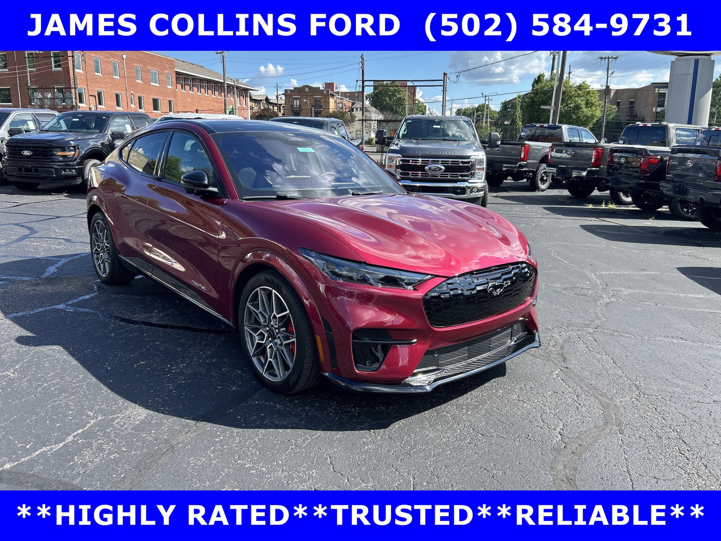 Certified 2025 Ford Mustang Mach-E GT AWD with VIN 3FMTK4SX1SMA11934 for sale in Louisville, KY