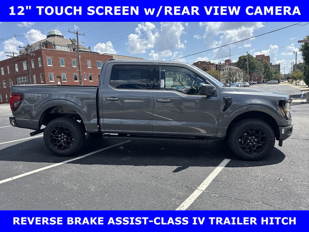 New 2025 Ford F-150 XLT FX4 4x4 5.0L V8 w/Black Appearance Pkg Crew Cab Pickup