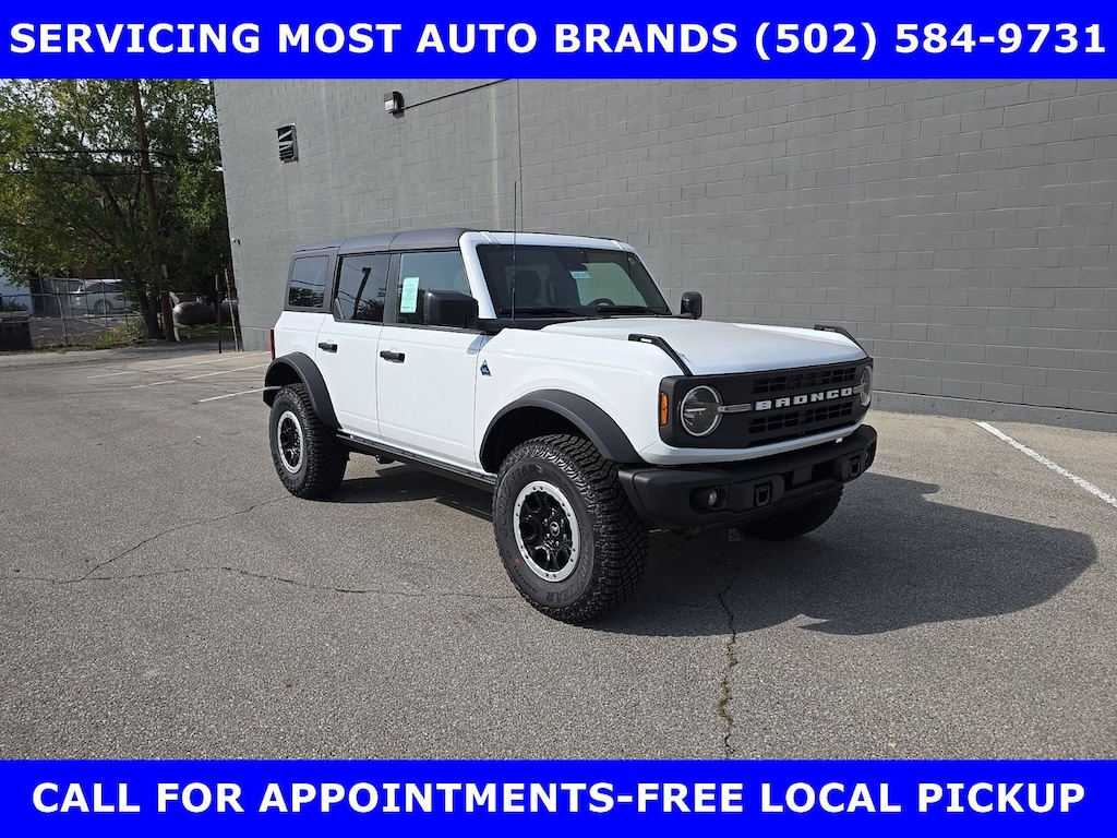 New 2024 Ford Bronco BLACK DIAMOND 2.7L V-6 TURBO w/SASQUATCH Pkg UTILI