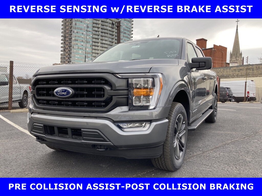 New 2022 Ford F-150 SPORT XLT 4x4 3.5L POWERBOOST FULL HYBRID w/TOW Crew Cab Pickup