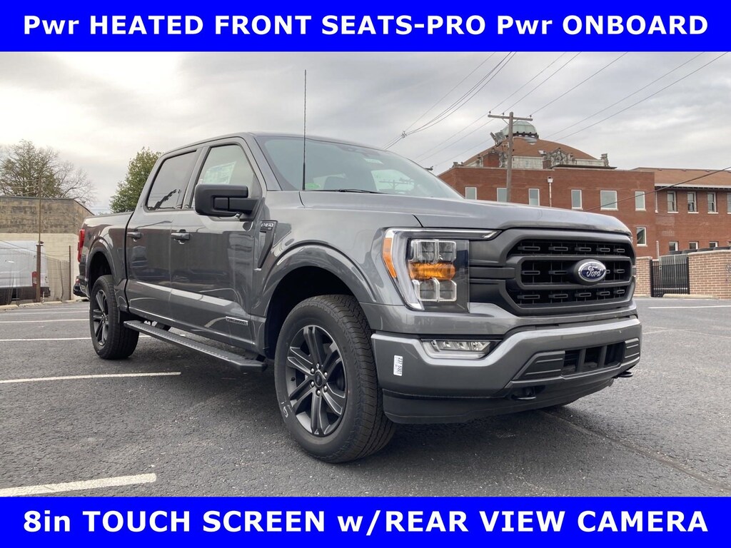New 2022 Ford F-150 SPORT XLT 4x4 3.5L POWERBOOST FULL HYBRID w/TOW Crew Cab Pickup
