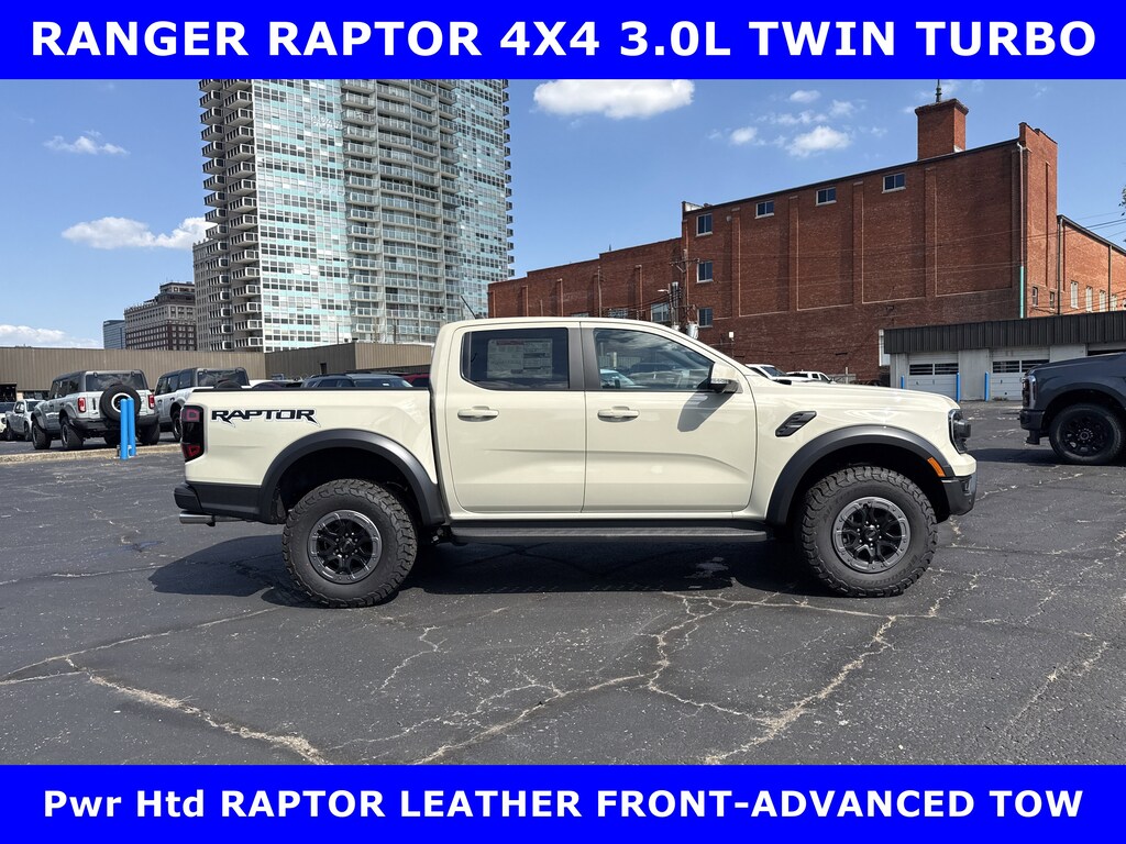 New 2025 Ford Ranger Raptor 4X4 3.0L V6 Turbo w/17" Beadlock Alloys PICKU