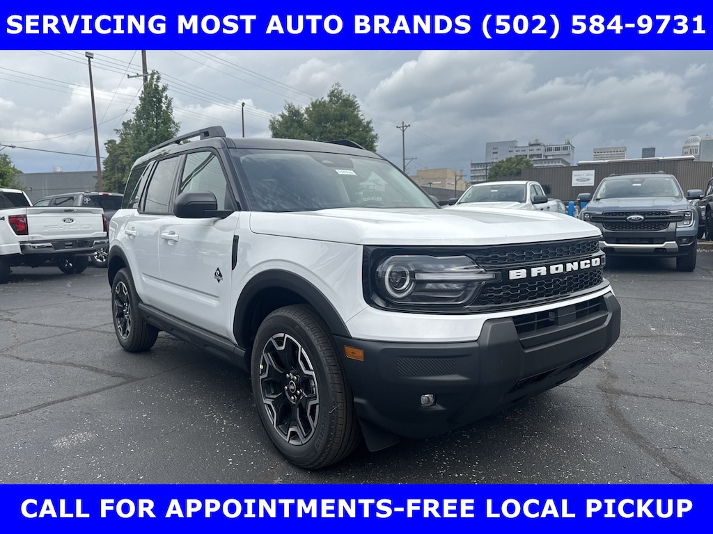 New 2025 Ford Bronco Sport Outer Banks 4x4 w/Pwr Htd Front Seats-Pwr Driver S Sport Utility
