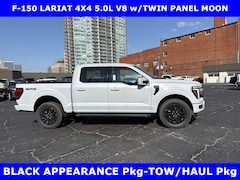 2025 Ford F-150 LARIAT BLACK Pkg 4x4 5.0L V8 w/MOON-TOWN Crew Cab Pickup