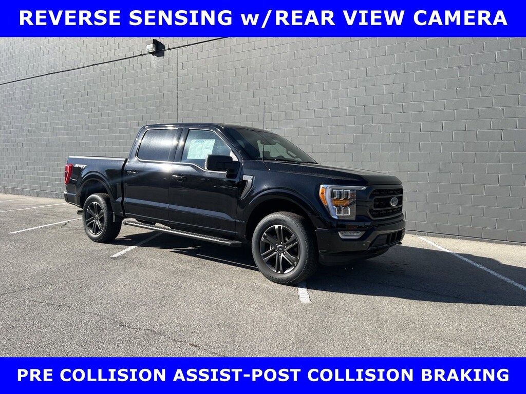 New 2022 Ford F-150 SPORT XLT 4x4 3.5L TURBO w/TOW-20in ALLOYS Crew Cab Pickup