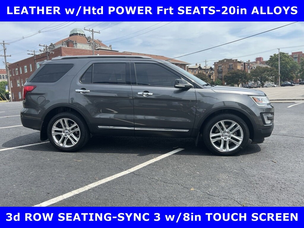Certified 2017 Ford Explorer CERTIFIED-XLT PREM 4wd 3.5L V6 w/TOW-LEATHER-TECH SUV