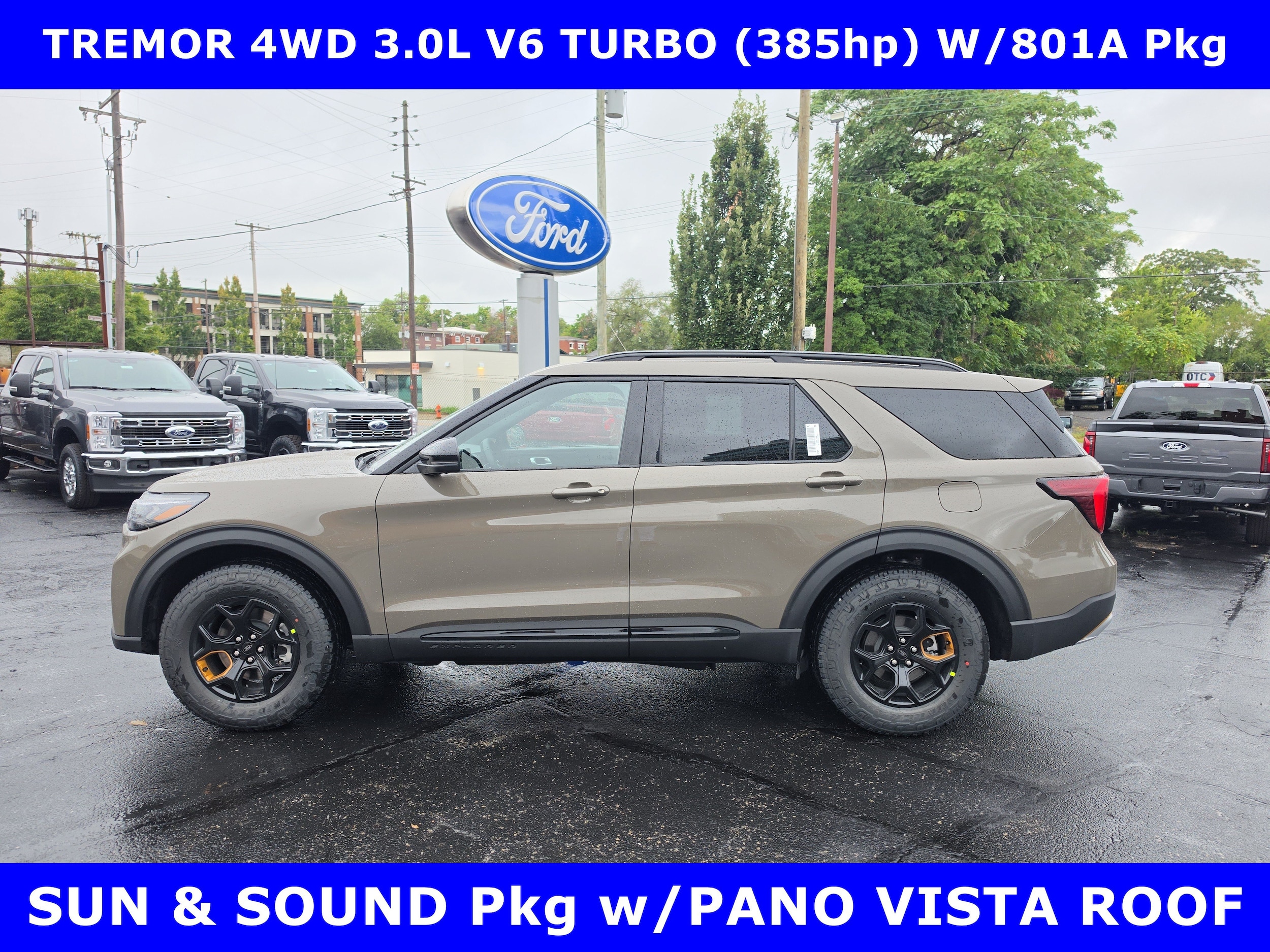 2027 Ford Explorer TREMOR 4WD 3.0L V6 TURBO (385hp) w/SUN & SOUND Pkg Sport Utility