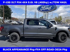2026 Ford F-150 FX4 XLT BLACK Pkg 4x4 5.0L V8 (400hp) w/TOW-302A PREM Pkg Crew Cab Pickup