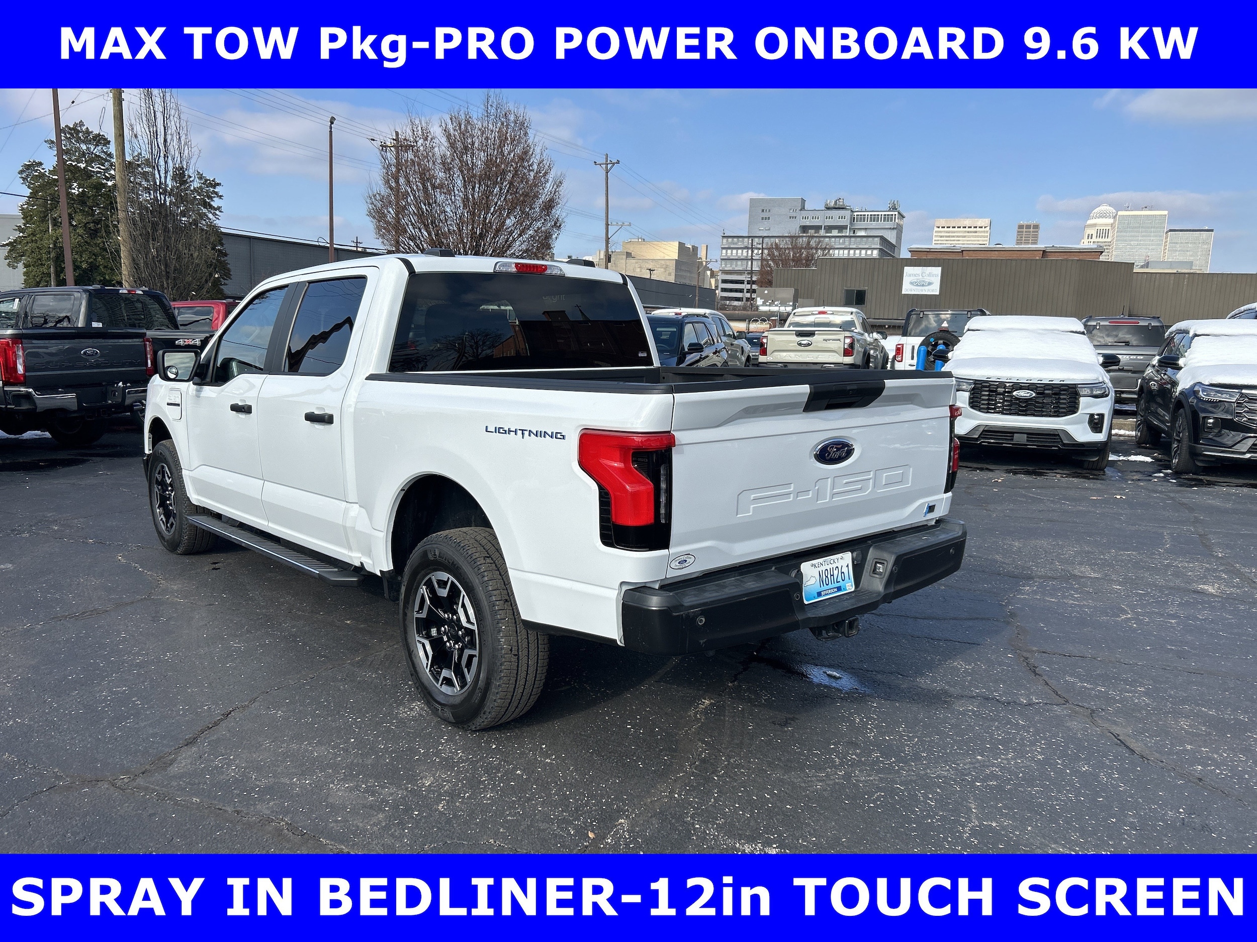 Certified 2022 Ford F-150 Lightning Pro with VIN 1FTVW1EL0NWG12247 for sale in Louisville, KY