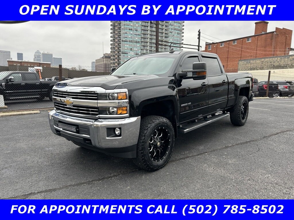 Certified 2015 Chevrolet Silverado 2500HD CERTIFIED-LT 4x4 6.0L V-8 w/TOW Pkg-Htd LEATHER-20 Truck Crew Cab