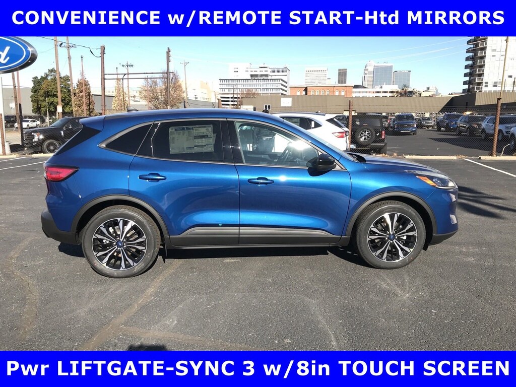 New 2022 Ford Escape SPORT SE TURBO w/19in ALLOYS-Htd Pwr SEAT Sport Utility